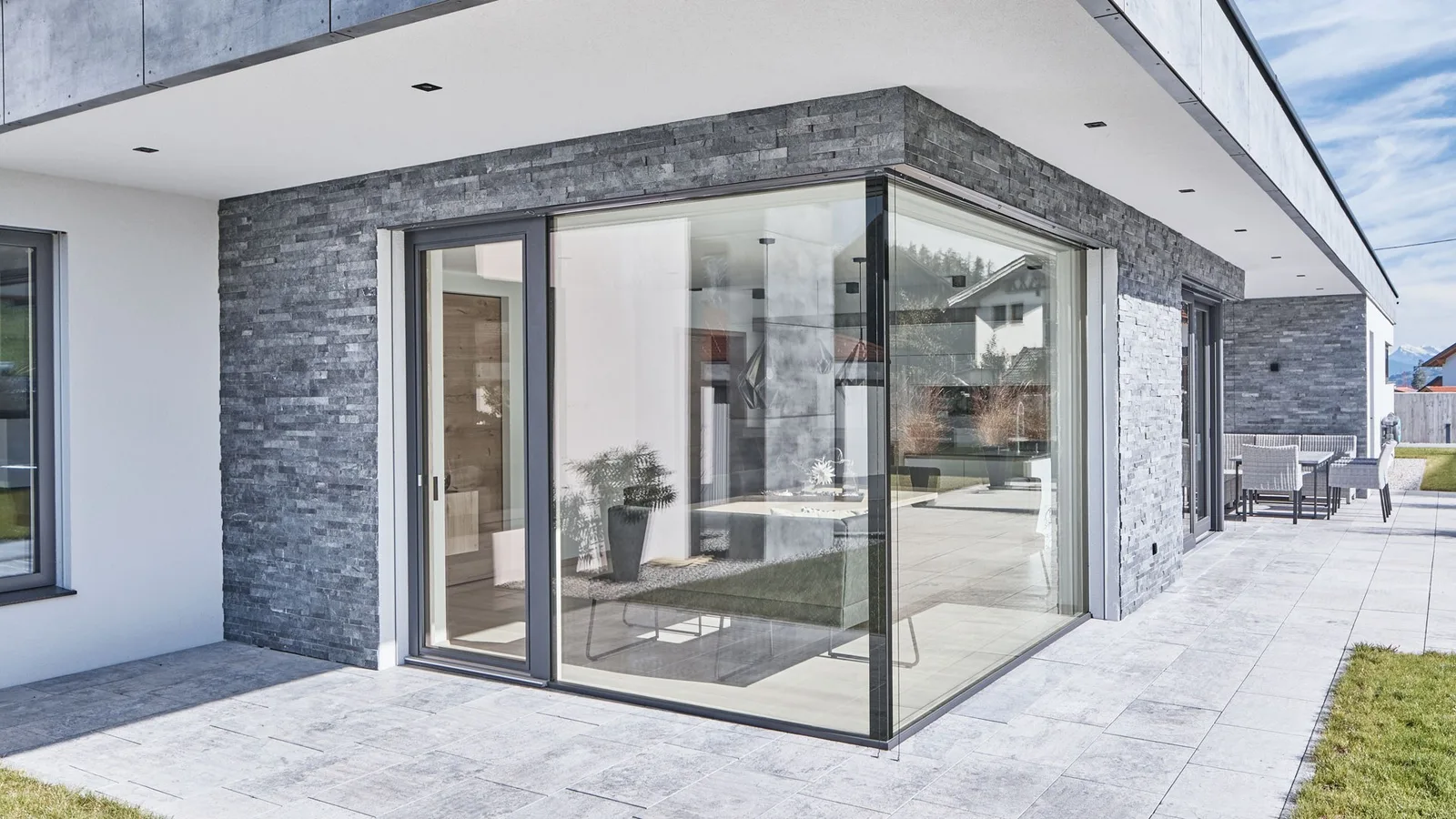 Fensterlösung mit Blick ins Freie